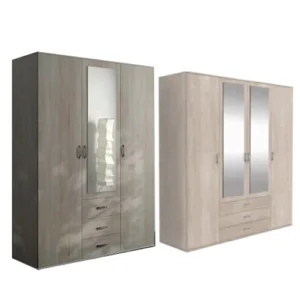 Ozyrys 3 Door Sliding Wardrobe Wardrobe Home Store Uk