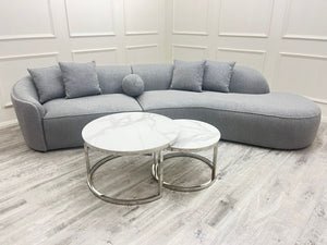 The Pebble Boucle Sofa - Fabric Sofa - Home Store UK