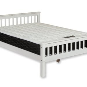 Colorado Lacquered - Wooden Bed With Timber Slats Pine Beds Home Store UK
