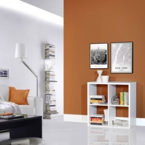 Spring 2x2 Storage Unit in Matt White - Storage Units - Home Store UK