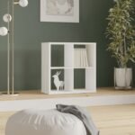 Spring 2x2 Storage Unit in White High Gloss/White - Storage Units - Home Store UK