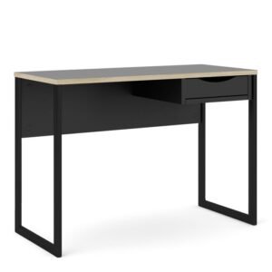 Lilly Desk 1 Drawer with Oak Trim - Desk - Home Store UK