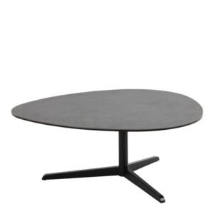 Hudson Black Ceramic Coffee Table 100x95x41 cm.